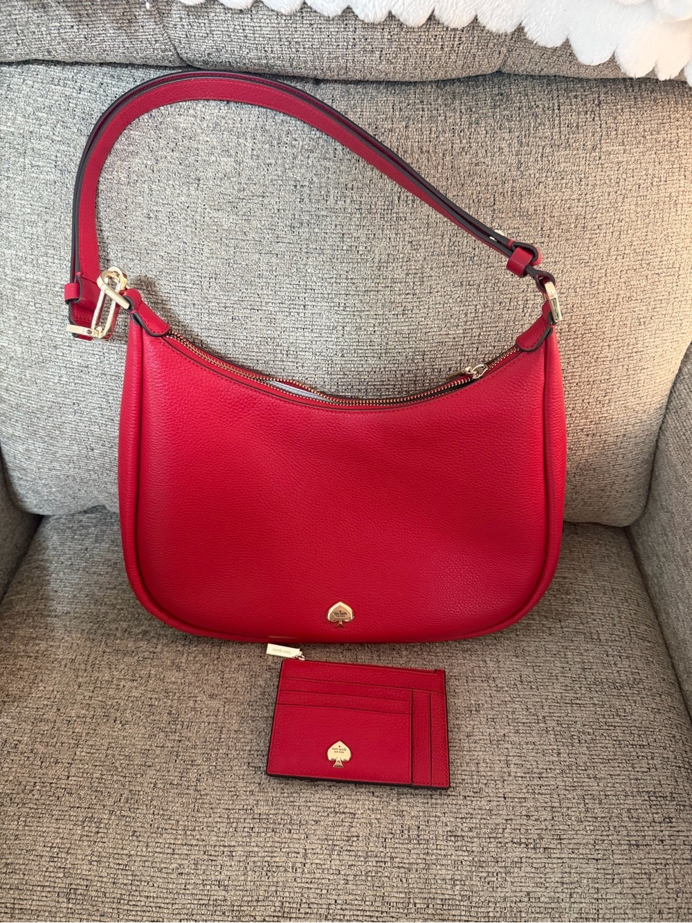 kate spade Kayla large shoulder bag and Kayla large large slim cardholder